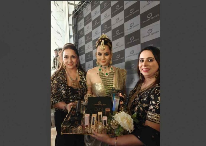 Colors Queen Cosmetics, Raabta by Rahul, Diwali Gala, Official Beauty Partner, Kangana Ranaut, Indian Beauty Brand, Celebrity Event, Luxury Jewelry