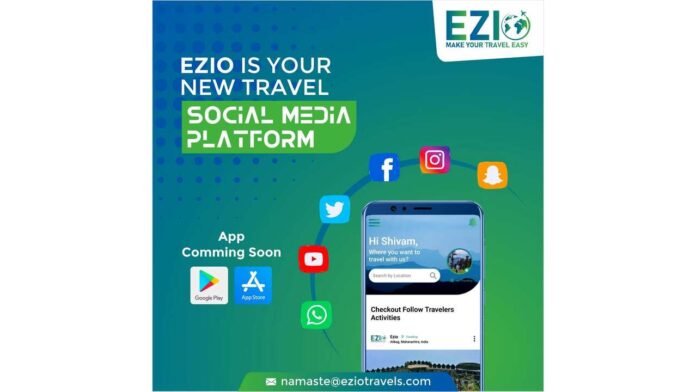 Shivam Kumar EZIO, EZIO founder interview, Instagram of travel startup, social travel platform India, travel tech startup India